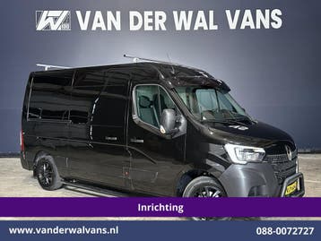 Renault Master | 2.3 dCi 180pk L2H2 Inrichting Euro6 Airco |, Gebruikt, Euro 6, Renault, Zwart