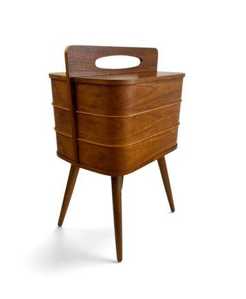 Naaidoos - Hout - Teakhouten tafel uit de jaren vijftig