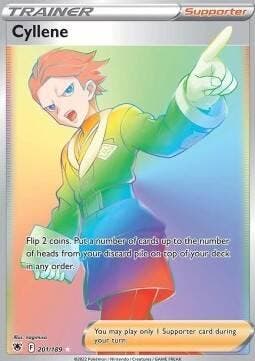 Cyllene 201/189 Astral Radiance, Ophalen of Verzenden, Nieuw, Losse kaart, Foil