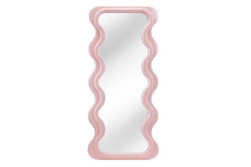 Design wandspiegel CURVY 160cm roze - 43162, Huis en Inrichting, Woonaccessoires | Spiegels, Ophalen of Verzenden, Nieuw