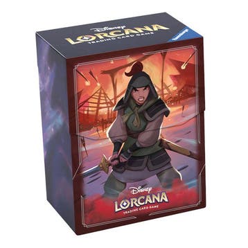 Disney Lorcana Deck Box - Mulan, Verzamelen, Ophalen of Verzenden, Nieuw
