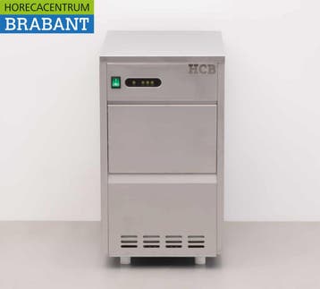 HCB RVS ijsblokjesmachine ijsklontjesmachine 24 kg p/d, Ophalen of Verzenden, Nieuw in verpakking