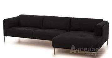 Loungebank Bern - loungebanken - Bruin, Nieuw, 125 tot 150 cm, Leer, 250 tot 300 cm