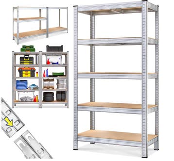 Boutloos Opbergrek Stellingkast 180x90x60cm max 875kg, Verzenden