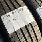 2 x Continental SportContact 5 195-45-17 Zomerbanden 4,5mm, Auto-onderdelen, Banden en Velgen, Gebruikt, 17 inch, Ophalen of Verzenden