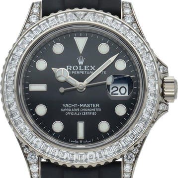 Rolex - Yacht-Master 42 Watch with Diamond Bezel and Diamond, Nieuw