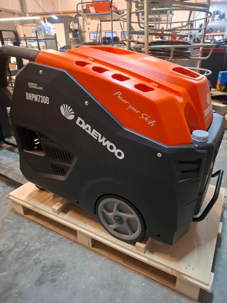 NU ACTIE € Daewoo Warmwater Hogedrukreiniger 210bar 15L/min, Tuin en Terras, Hogedrukreinigers, Met regelbare waterdruk, Met autostop en -start