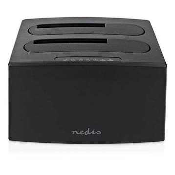 Harde schijf docking station | Nedis | 2x 2.5 en 3.5, Verzenden, Nieuw, Nedis