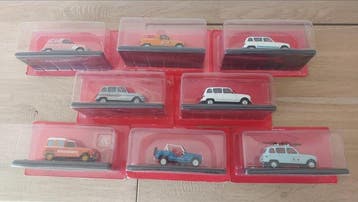 Hachette 1:43 - Modelauto (8) - Renault 4 collectie (diverse, Hobby en Vrije tijd, Modelauto's | 1:5 tot 1:12, Nieuw