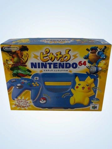 Nintendo - Nintendo 64 Pikachu Blue & Yellow Pokémon Edition, Nieuw