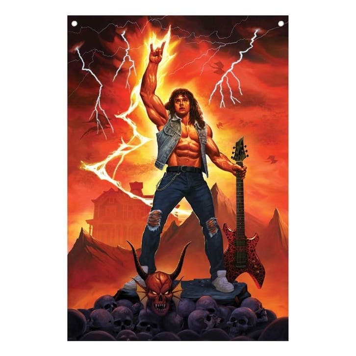 Stranger Things Wall Banner Eddie Munson 120 x 85 cm, Verzamelen, Film en Tv, Nieuw, Ophalen of Verzenden