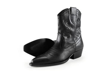 Poelman Cowboy laarzen in maat 36 Zwart, Poelman, Verzenden, Zwart, Zo goed als nieuw