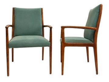 Fauteuil - Palissander - A pair of armchairs