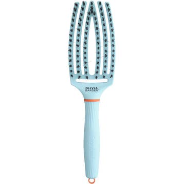 Olivia Garden  FingerBrush Boar&Nylon  Bubble Blue, Verzenden, Nieuw
