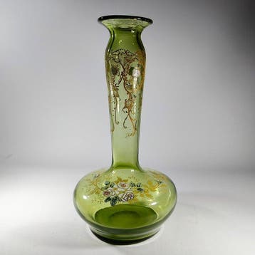 Moser & Söhne - Vaas - nr5 - Glas, Antiek en Kunst, Antiek | Glas en Kristal