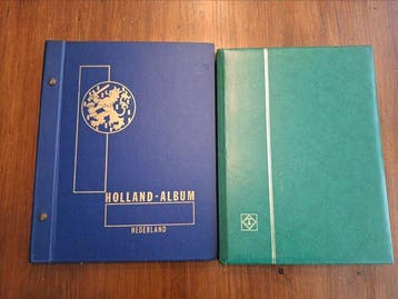 Nederland 1876/1993 - Verzameling postzegels, twee albums, Gestempeld