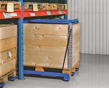 Kongamek pallettrolley voor Europallet  -  Blauw  -  Staal, Verzenden