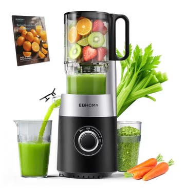Slow Juicer – Cold Press Sapcentrifuge met 135 mm Vulopening, Witgoed en Apparatuur, Juicers, Verzenden, Nieuw
