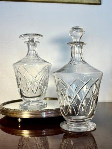 Cristal dArgenthal /Saint Louis - Karaf (2) - Kristal
