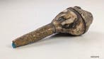 Handgemaakt Conch hoorn - - Hoorn - Nepal - 1930 (Zonder, Antiek en Kunst