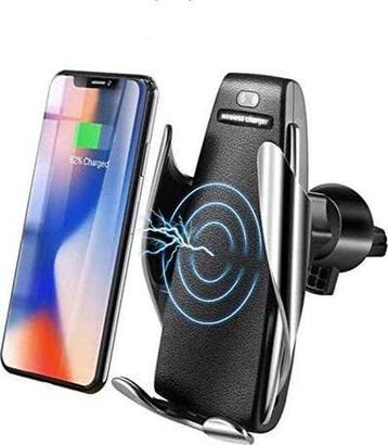 Telefoonhouder auto – Draadloos opladen Qi – Automatische, Ophalen of Verzenden, Nieuw
