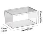 Transparant Reptielen Terrarium Acryl met Ventilatie, Dieren en Toebehoren, Verzenden, Nieuw