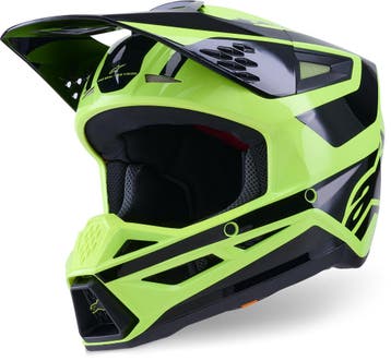 Alpinestars S-M3 Heat Geel Zwart Crosshelm, Overige typen, XXL, Nieuw met kaartje, Overige merken