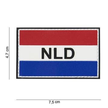 NLD 3D  PVC (Rangonderscheidingstekens, Emblemen, Overig), Boeken, Ophalen of Verzenden, Nieuw