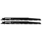 GRAPHITE Reciprozaagblad HCS 240mm – Set van 2 Stuks, Ophalen of Verzenden, Nieuw