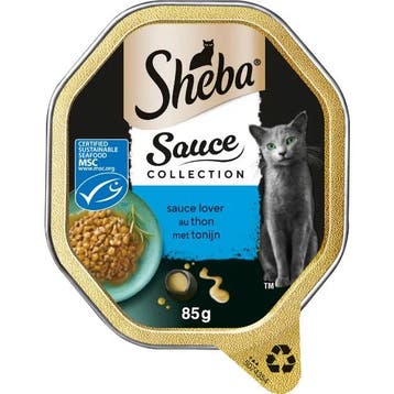 Sheba Sauce Lover met tonijn natvoer kat (kuipjes 85 g) P..., Dieren en Toebehoren, Verzenden, Kat