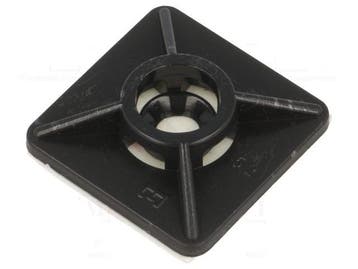 Tie-Wrap Kabelbinderhouder ZWART 19x19 mm Zelfklevend, Doe-het-zelf en Verbouw, Elektra en Kabels, Ophalen of Verzenden, Nieuw