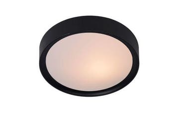 Lucide LEX - Plafonnière Ø 25 cm 1xE27 Zwart, Verzenden, Nieuw, Kunststof, E27 (groot)