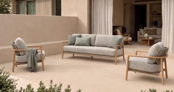 Taste by 4 Seasons Milou loungeset Teak/Ibiza Moss |, Ophalen of Verzenden, Nieuw