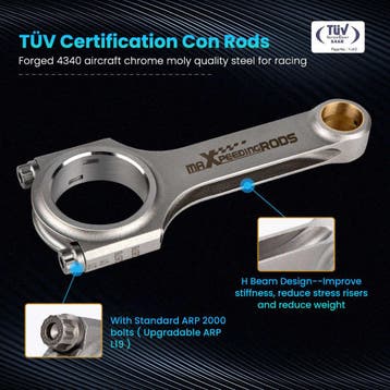 4340 Connecting Rods ARP2000 compatible for Ford Sierra, Verzenden, Nieuw, Ford USA