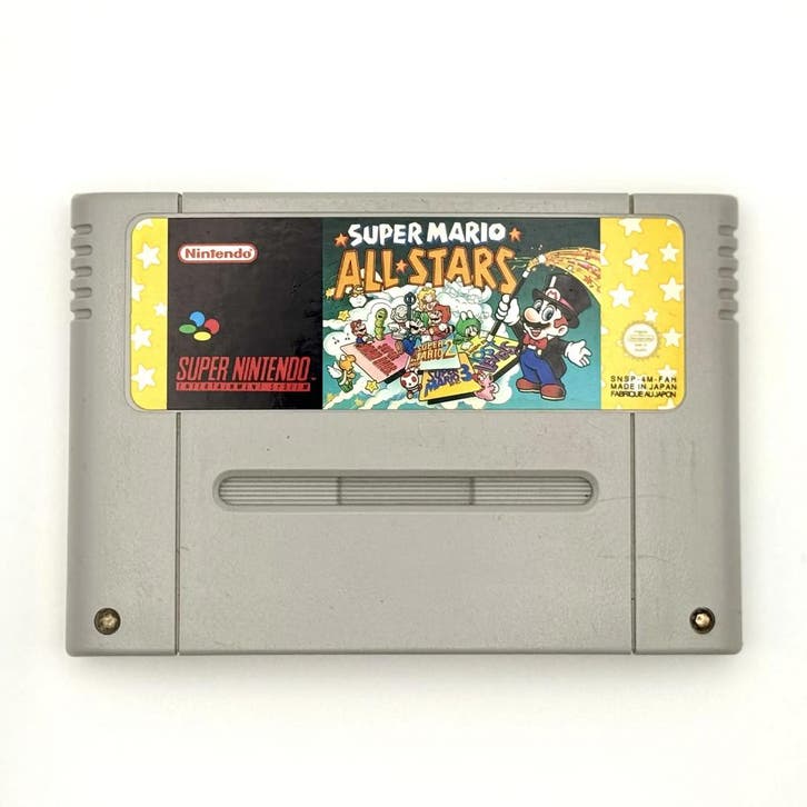 Super Mario All Stars - Super Nintendo (SNES) - Cartridge -…, Spelcomputers en Games, Games | Nintendo Super NES, Zo goed als nieuw