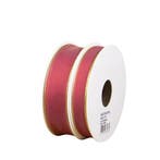 Batiste deLuxe Bordeaux > 15m | 15mm/25mm Luxe Katoen, Verzenden, Nieuw