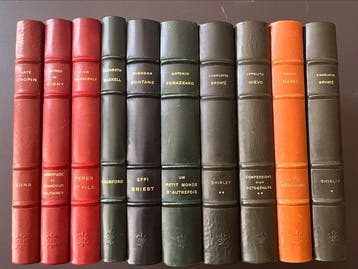 Club - Bibliophile de France – 10 volumes reliés de, Antiek en Kunst