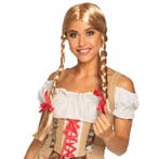 Tiroler pruik Heidi Blond, Verzenden, Nieuw