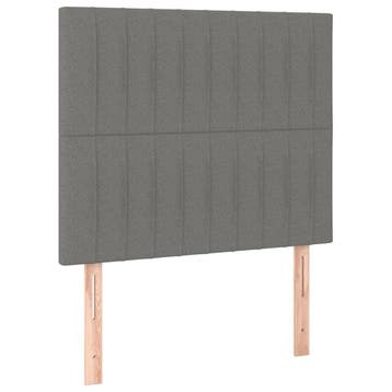 Stoffen Hoofdbord Set | Luxe look | 60% Korting, Verstelbaar, Klassiek, Tweepersoons, Zo goed als nieuw