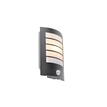 Buiten wandlamp zwart IP44 met bewegingssensor - Miro, Verzenden, Nieuw, Kunststof