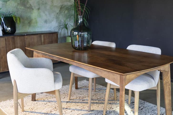 Eettafel Vintage stijl in meerdere maten, Huis en Inrichting, Tafels | Eettafels, Nieuw, 50 tot 100 cm, Overige houtsoorten, Ophalen of Verzenden