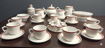 Porcelaine de Paris - Jacques Lobjoy - Koffie- en