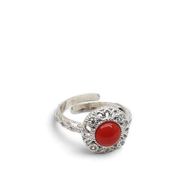 Koraal - Argento 925 - Ring - Italiaans vakmanschap
