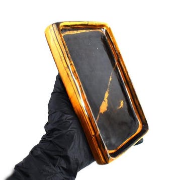 Beeld, No Reserve - Rare Tiger Eye Gemstone Crystal Carved