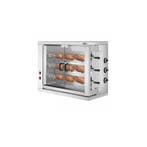 GGM Gastro | Gas kippengrill roterend - 19,4kW - 3 spitten |, Verzenden
