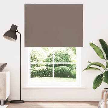 vidaXL Rolgordijn verduisterend koffie 150x230 cm, Verzenden, Nieuw, Bruin