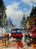Tsemruk Serhii - Red Tram in Old Town