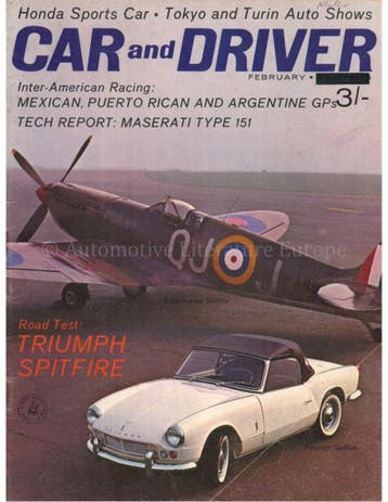 1963 CAR AND DRIVER MAGAZINE FEBRUARI ENGELS, Boeken, Auto's | Folders en Tijdschriften, Nieuw, Author
