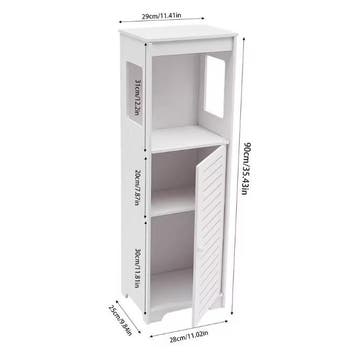 4-Laags Badkameropbergkast van PVC met Ventilatie, Verzenden, Nieuw