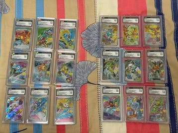 Pokémon Graded card - Charmander, Bulbasaur, Squirtle,, Nieuw